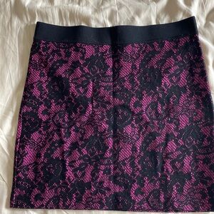 H&M Floral pencil miniskirt